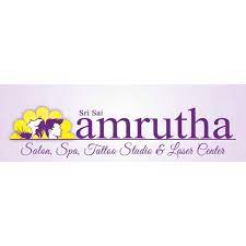 Amrutha Salon & Tattoo Studio Logo