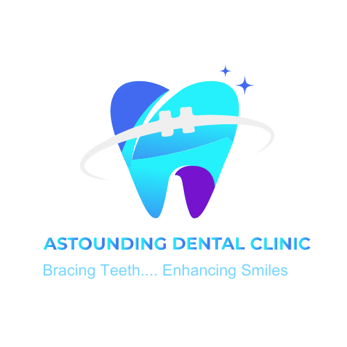 Astounding Dental Clinic (ORTHODONTIST AND SMILE DESIGN) Logo