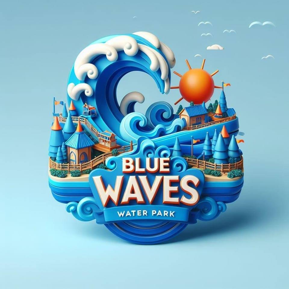 Blue Wave Water park Logo