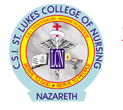 C.S.I St. Luke's College Of Nursing Logo