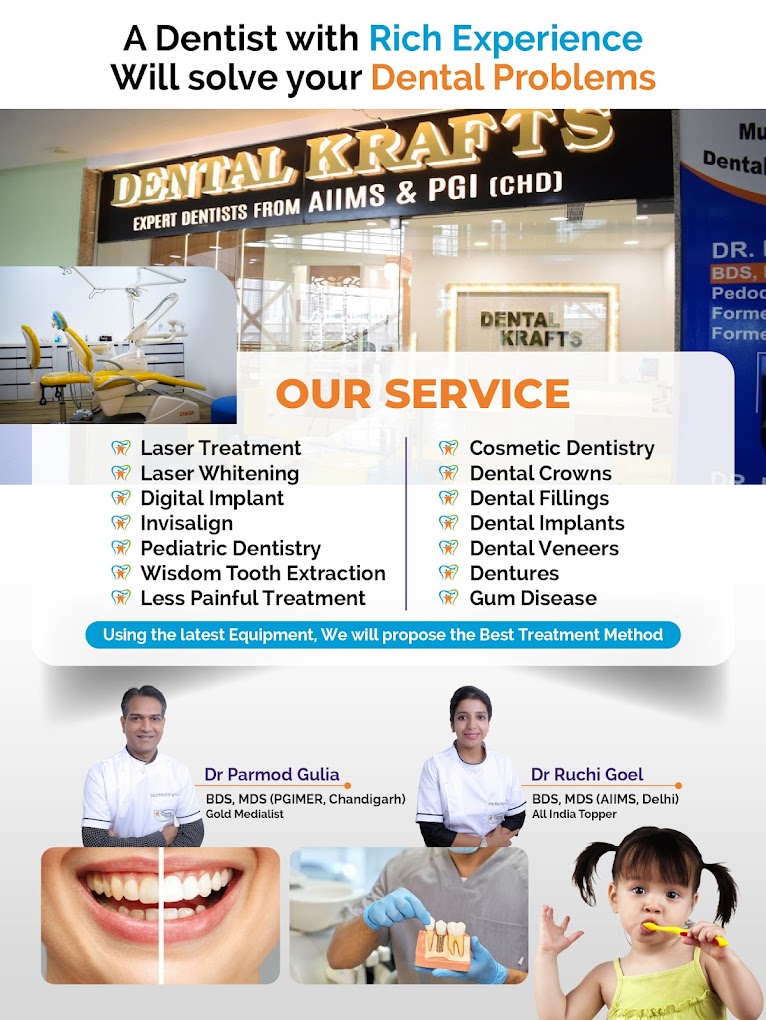 Dental Krafts - Dental Implant Clinic & Orthodontist Medical Services | Dentists
