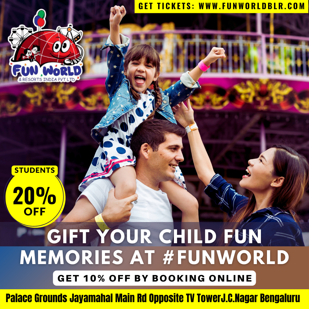 Fun World Bangalore Ticket Price & offers 2024 Water Park