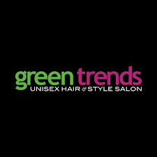 green trends Unisex Hair & Style Salon Logo