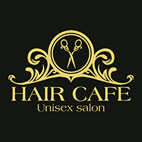 Hair Cafe Unisex Salon Logo