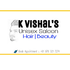 K Vishal's Unisex Saloon Logo