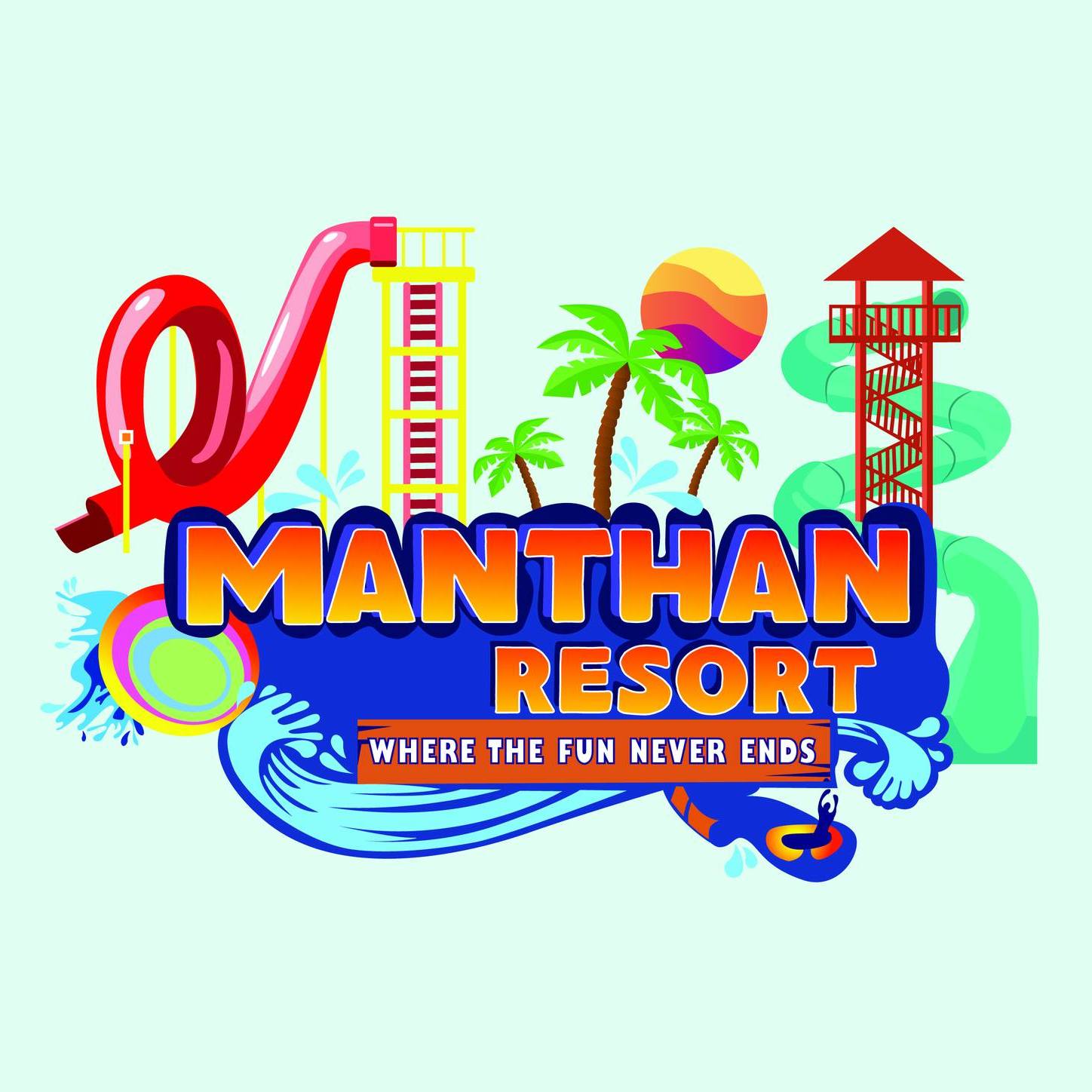 Manthan Beach Resort & Water Park Logo