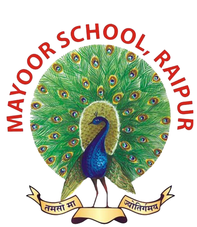 Mayoor School Raipur Logo