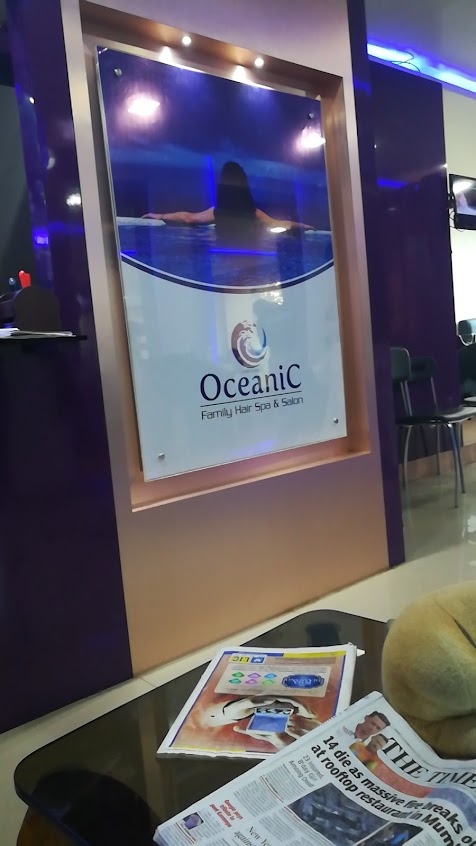 Oceanic Unisex Salon Logo