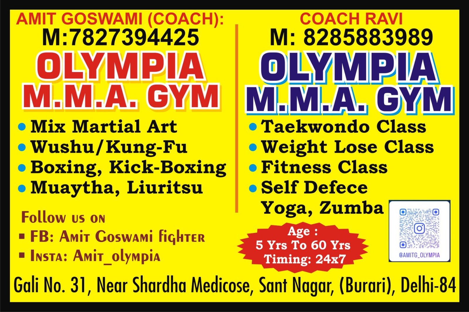 Olympia Fitness and Martial arts Academy Logo