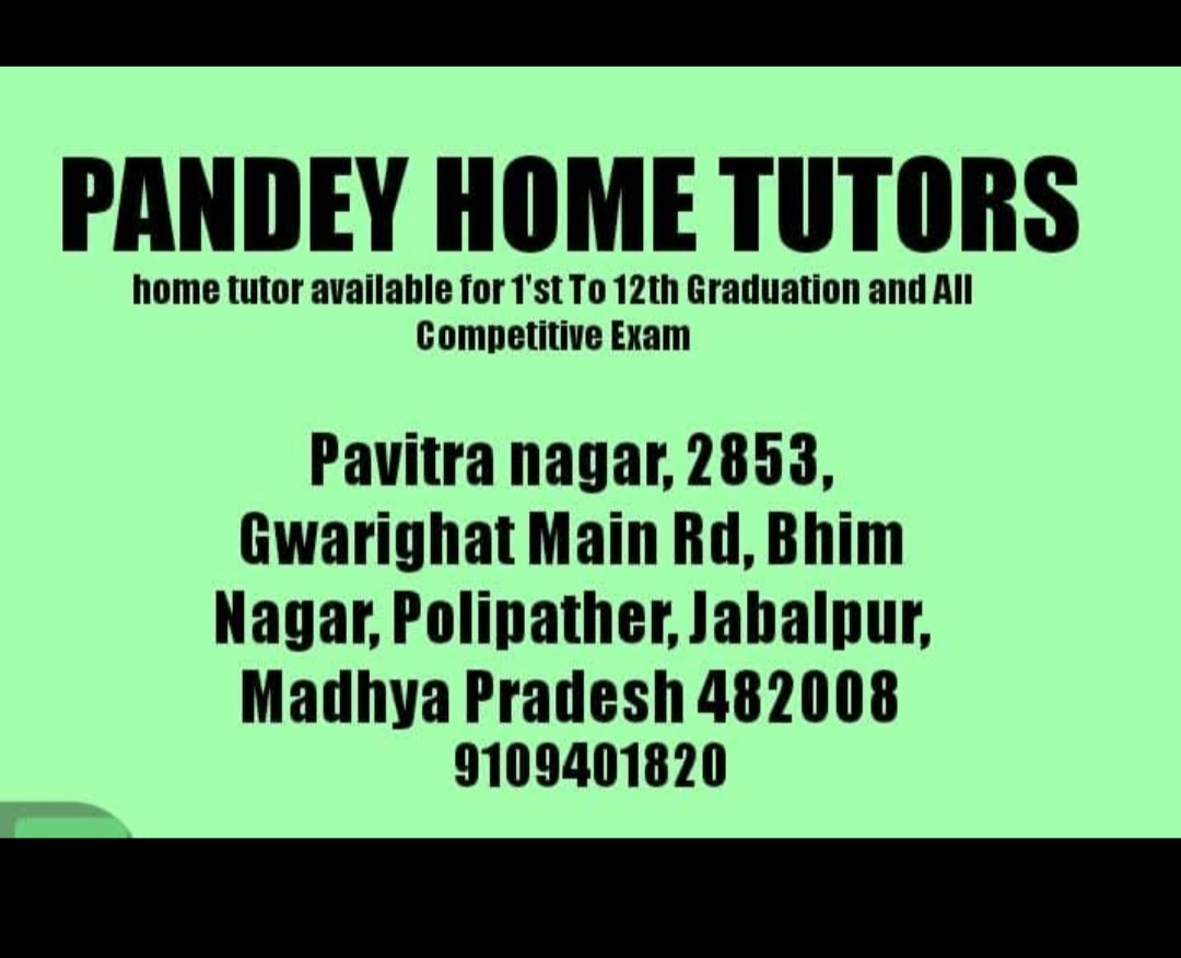 Pandey Home Tutors |Colleges|Education