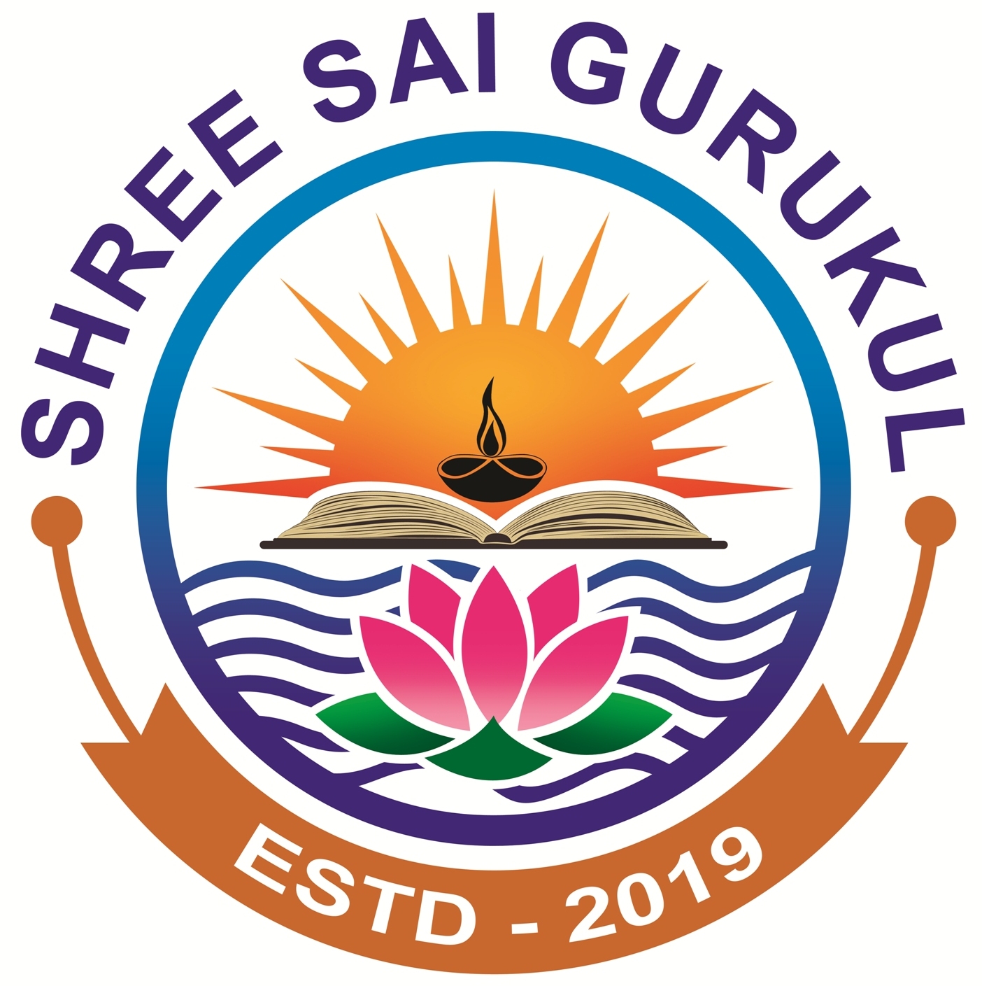 Shree Sai Gurukul, Barapur Logo