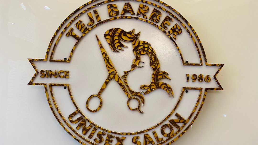 Teji Barber Unisex Salon Logo