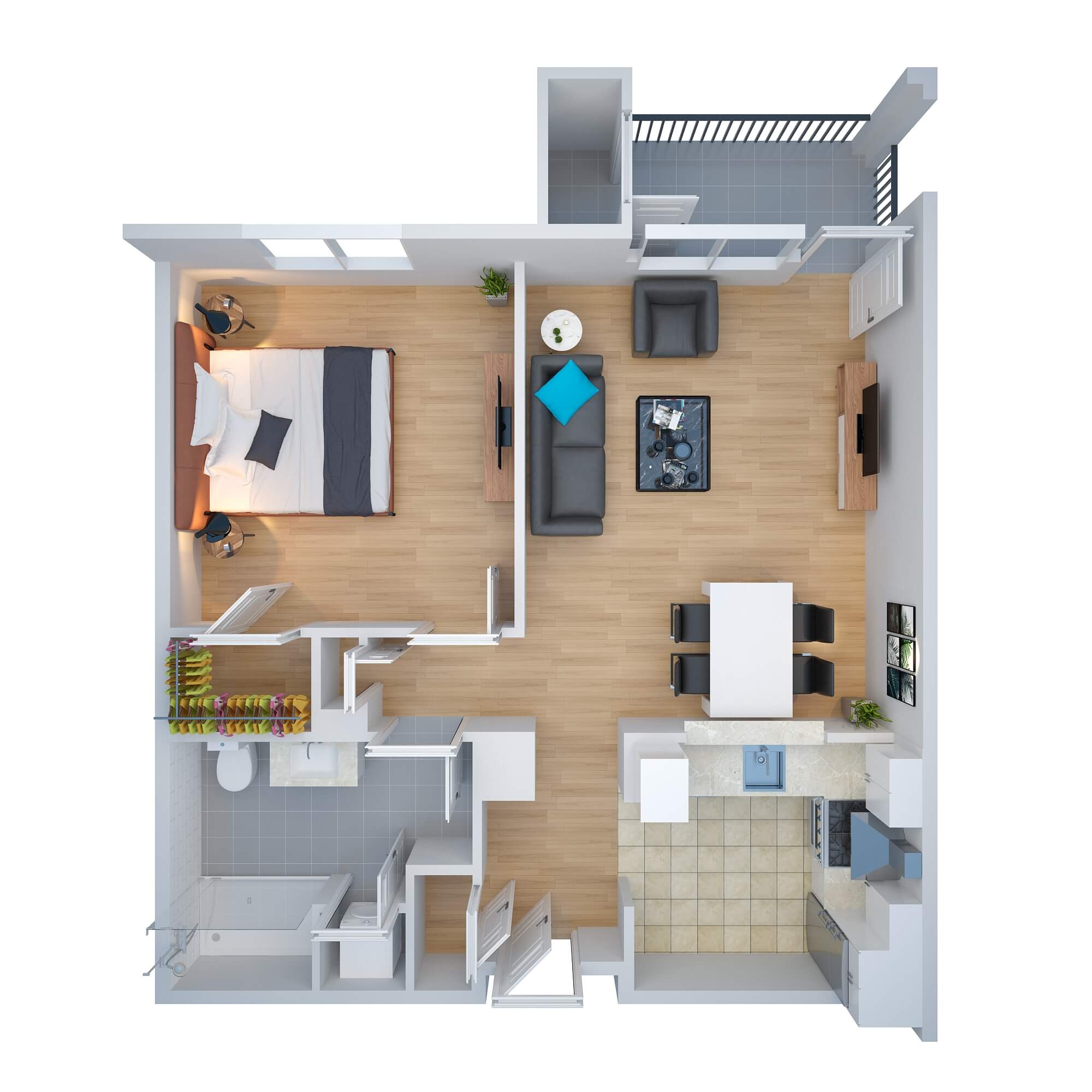 The 2D 3D Floor Plan Real Estate | Construction