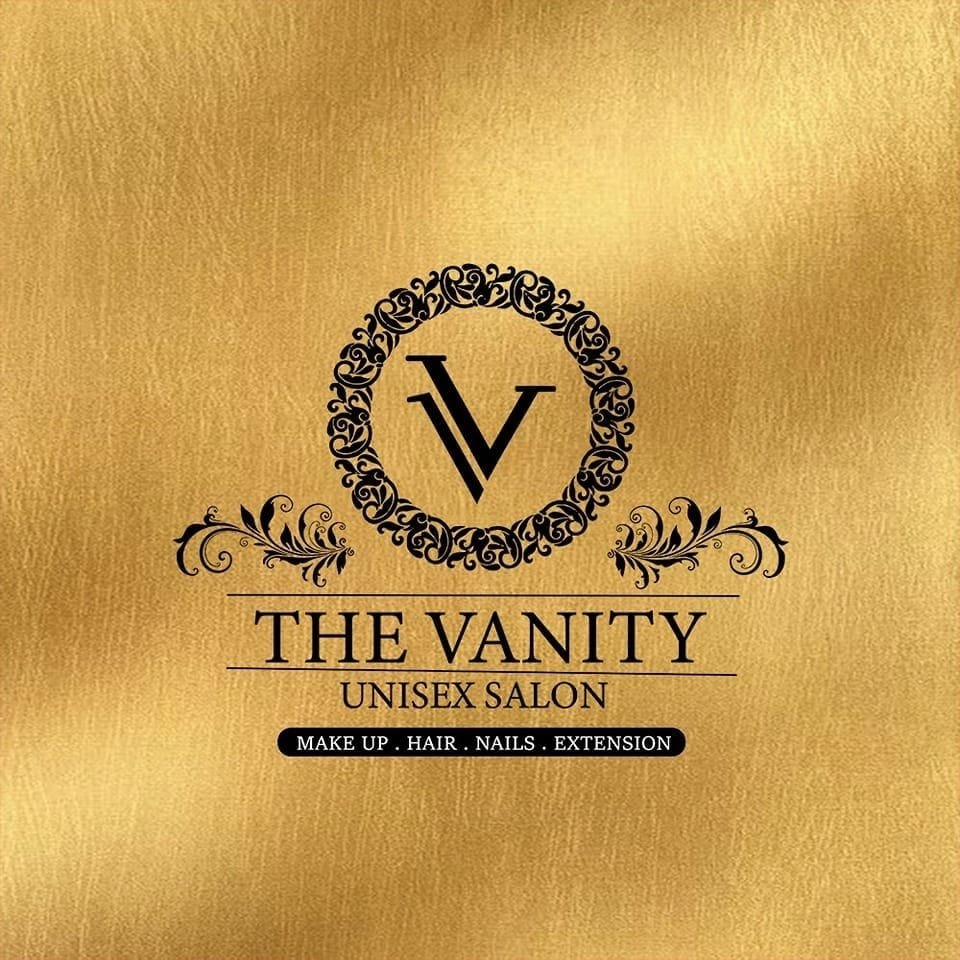 The Vanity Unisex Salon Logo